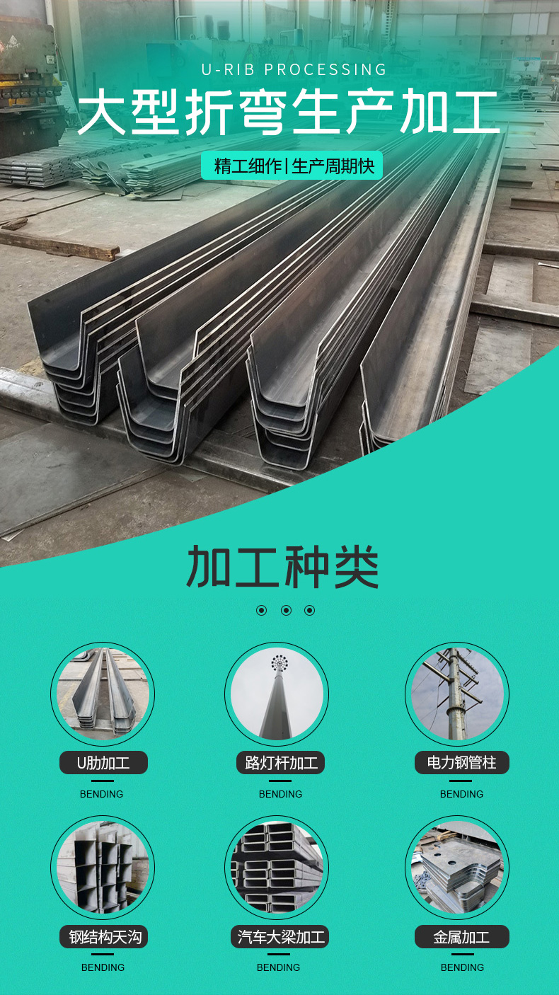 大型桥梁钢结构U肋